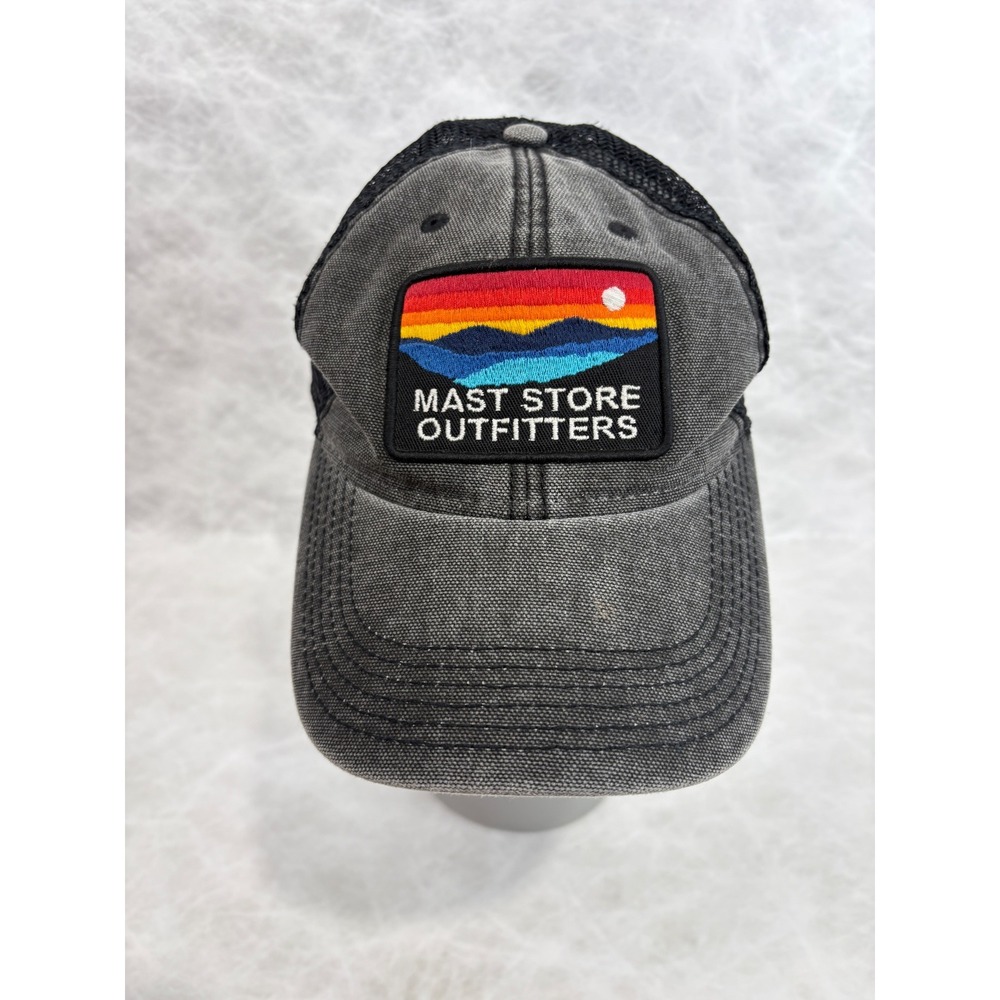 Legacy‎ 92 Mast Store Outfitters Trucker Hat Snapback Faded Black Mesh Cap Mens